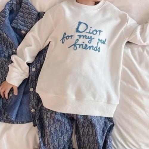 سويت شيرت قطن ابيض من ديور