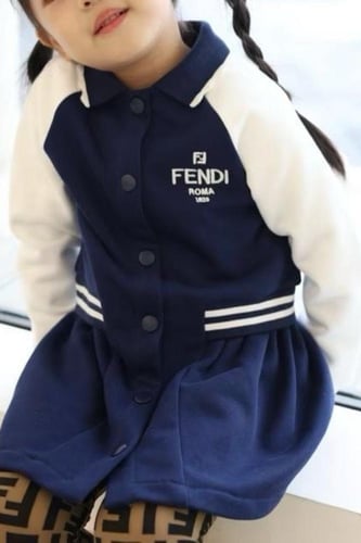 فستان قطن احمر باكمام طويله