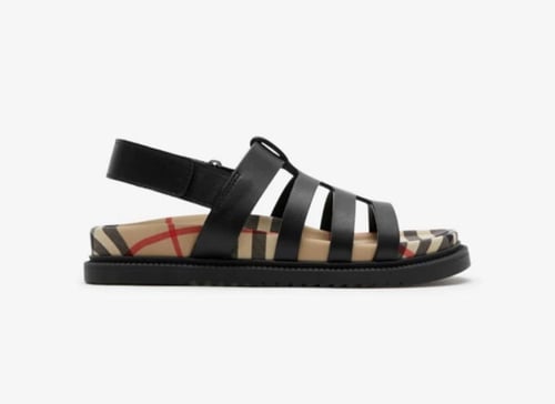 صندل جلد من بيربري