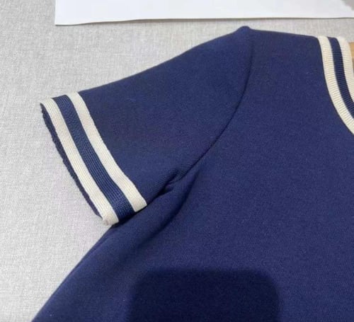 فستان قطن كحلي من قوتشي