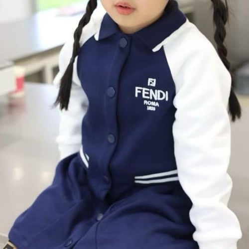 فستان قطن احمر باكمام طويله