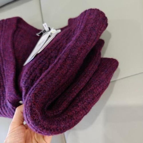 كارديغان بورغندي صوف من ديور