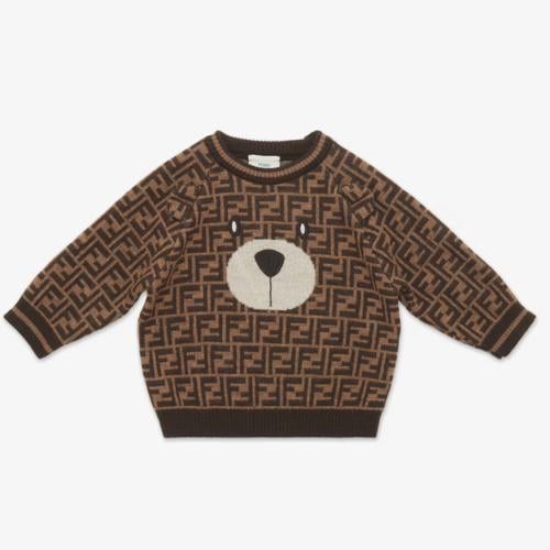 سويتر صوف بني