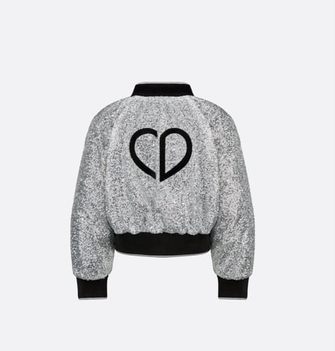 جاكيت فضي ديور