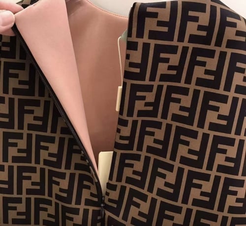 فستان فندي بشرايط وردي