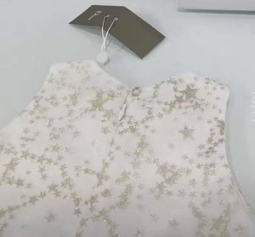 فستان ديور قولد ستار لون ايفوري