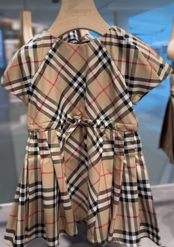 فستان ميدي كم قصير كاروهات