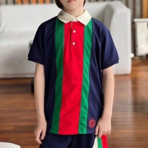 تيشيرت قطن بولو للأولاد