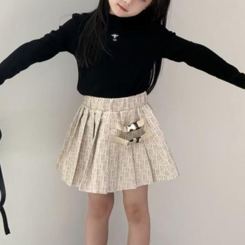 تنوره بيج بنقشة ديور