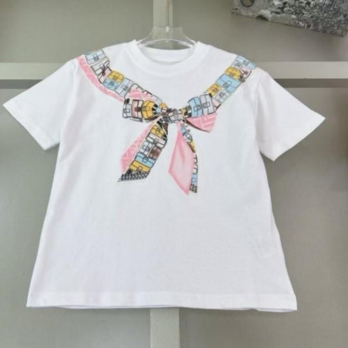 تيشيرت قطن ابيض بطبعة عقده اماميه