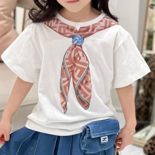 تيشيرت قطن بطبعة سكارف