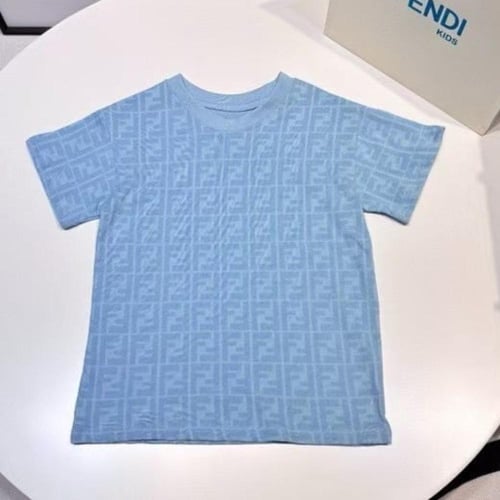 تيشيرت فندي ابيض للاطفال كلاسيكي