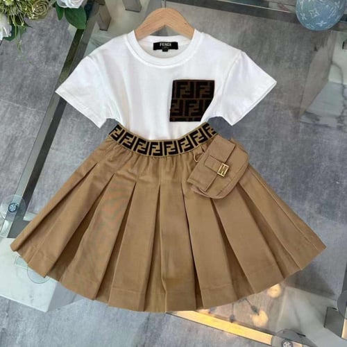 تنورة بيج من فندي