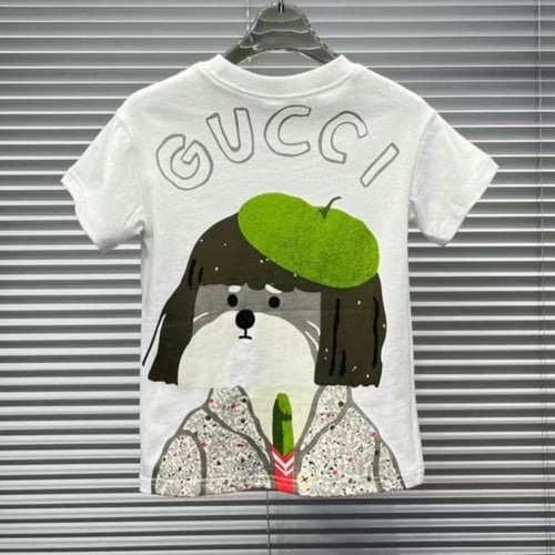 تيشيرت قطن ابيض بطبعات كرتونيه