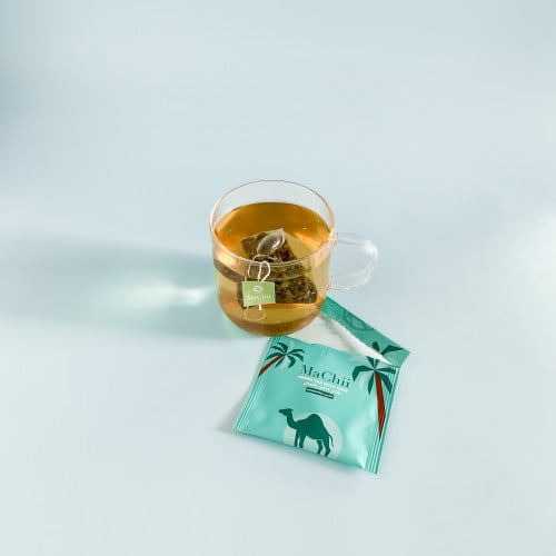 شاي أخضر بالنعناع