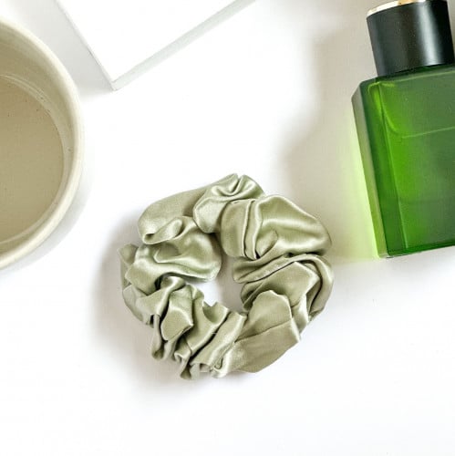 بكلة حرير - لون أخضر