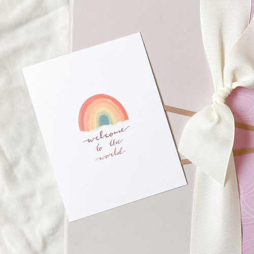 كرت welcome to the world