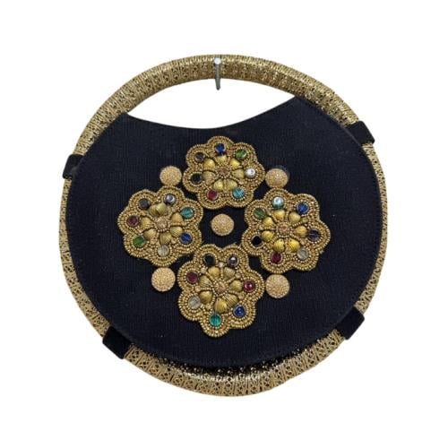 حقيبة يد سهرة دائرية (Vintage Style)