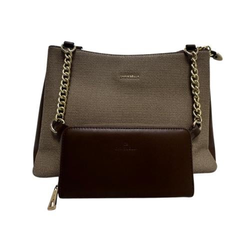 طقم حقيبة ومحفظة من كريسبيلا