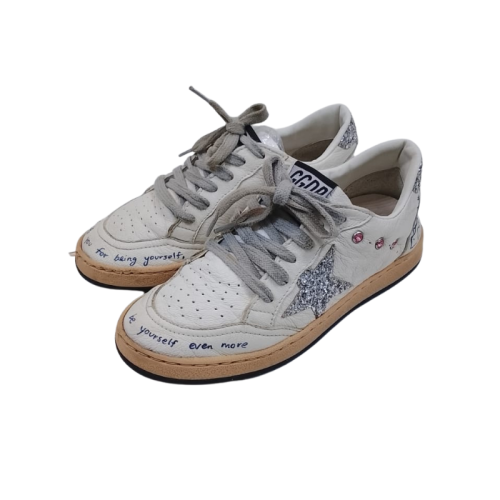 حذاء غولدن غوس (Golden Goose Style) أبيض