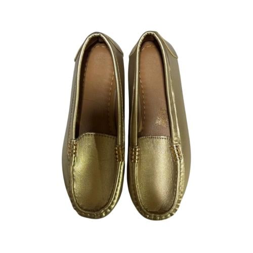 حذاء نسائي لوفر (Loafer) ذهبي