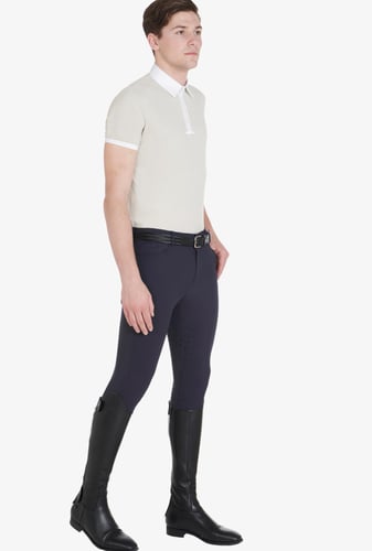 بنطال رجالي موديل اريا من اكويسترو - EQUESTRO Men breech Aria Full Seat Grip