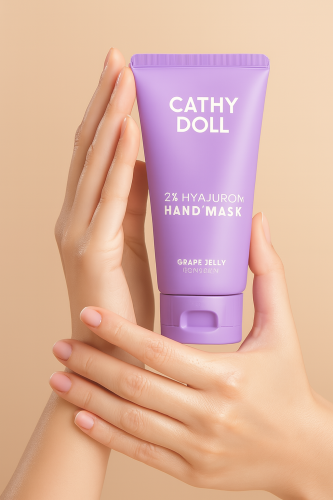 كاثي دول قناع اليدين 2% هيالورون جيلي العنب CATHY...