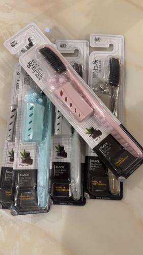 فرشاة أسنان Wangta Charcoal Dual Brush 68 Holes So...