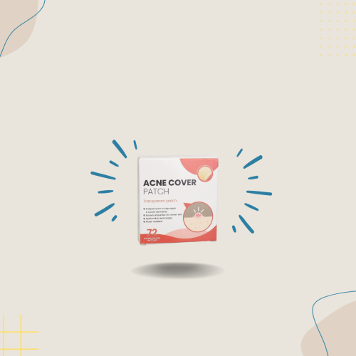 لاصقات تغطية حب الشباب الشفافة – 72 قطعة