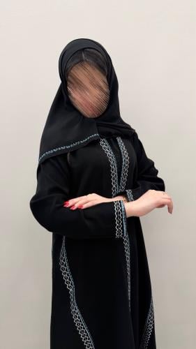 عباية لقاء بقماش سرميك اندونيسي