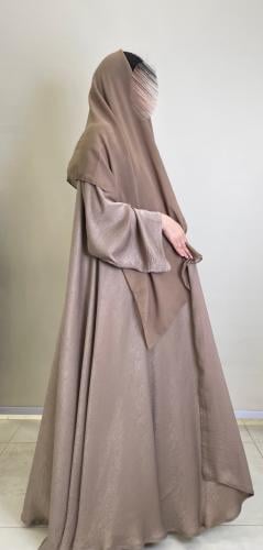 عباية الصيف بقماش حرير مغسول