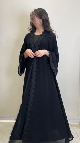 عباية سنس شيفون دبل