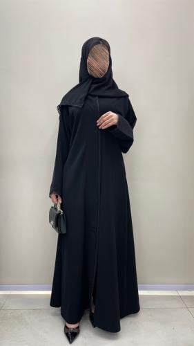 عباية رحاب بقماش ملكي نص بشت