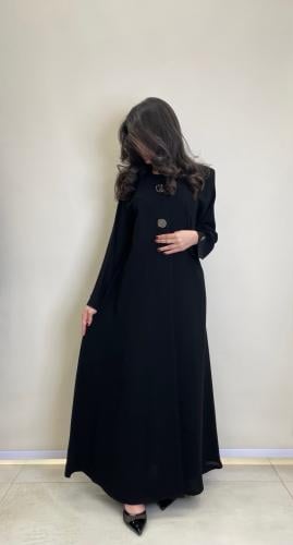 عباية مي بقماش سرميك كوبرا