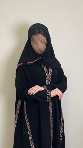 عباية لقاء بقماش سرميك اندونيسي