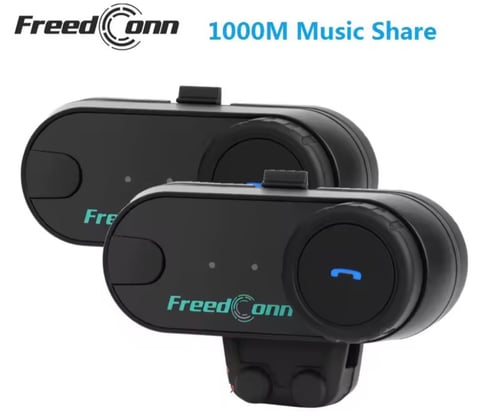 سماعة تواصل للدراجات النارية FreedConn TCOM-VB Blu...