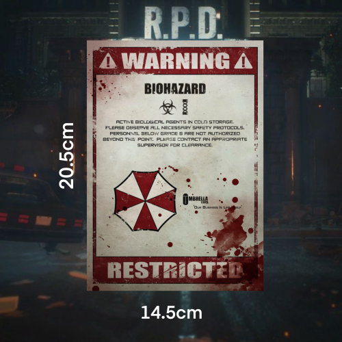 بوستر Warning Biohazard