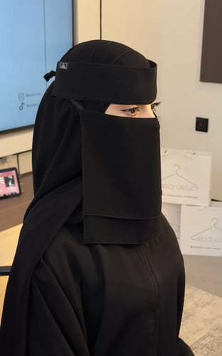 Double-layered niqab