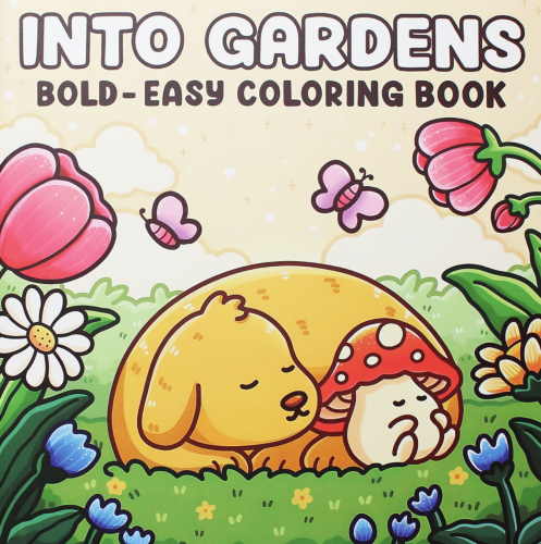 كتاب تلوين INTO GARDENS