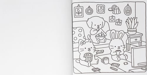 كتاب تلوين FUZZY HYGGE