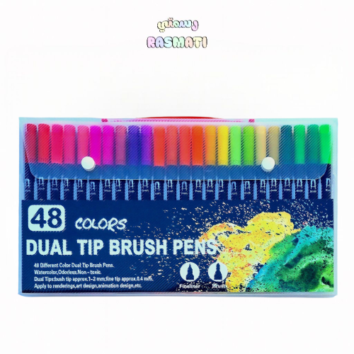 الوان Dual Tip Brush Pens