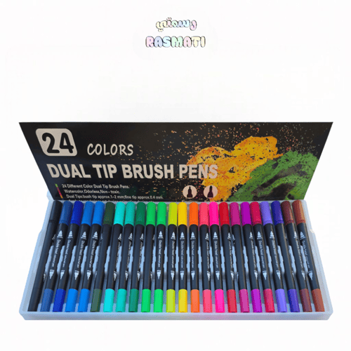 الوان Dual Tip Brush Pens