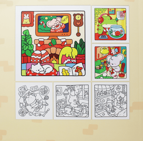 كتاب تلوين COMFY DAYS