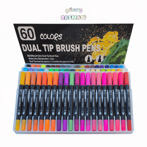 الوان Dual Tip Brush Pens