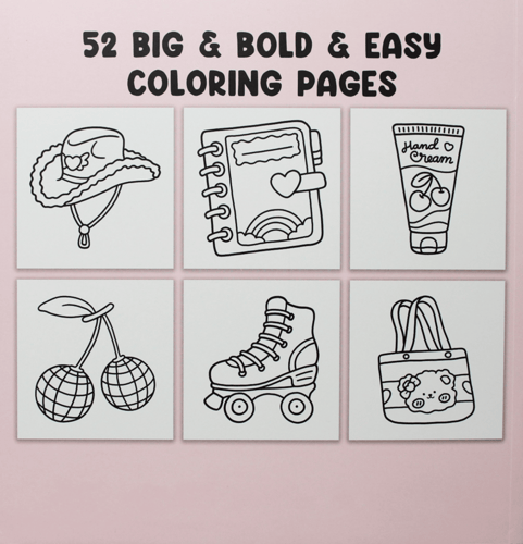 كتاب تلوين CUTE & GROOVY