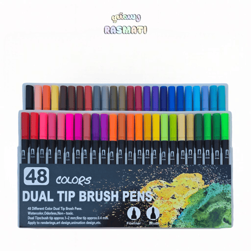 الوان Dual Tip Brush Pens