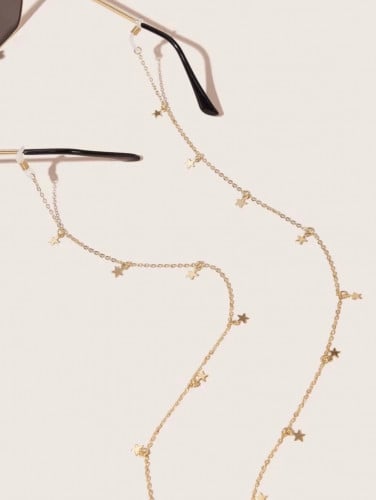 سلسلة نظارات ذهبية بحُلية النجم 11829