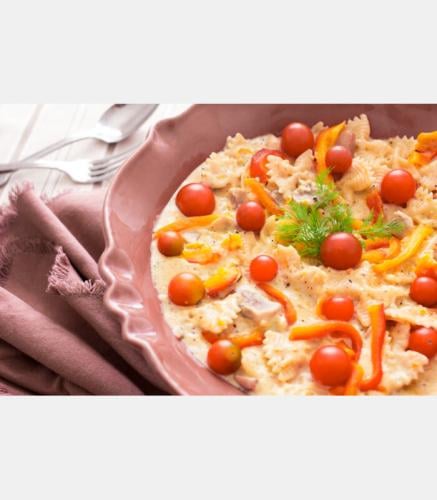 Tahini salad with pepper
