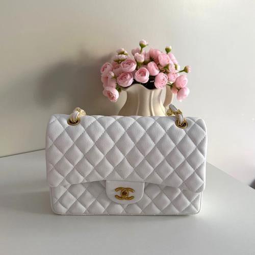 ابيض Chanel Cross Bag