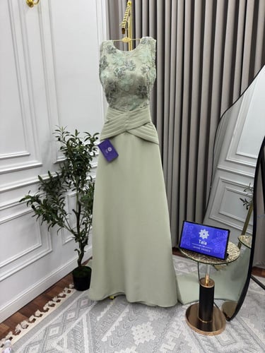 فستان سهره تفاحي ذيل باربي